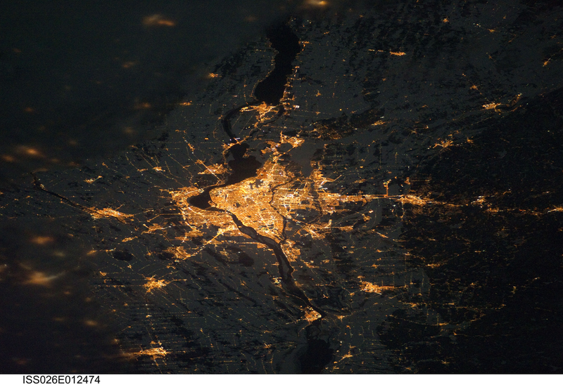 Illustration for article titled What do these nighttime satellite photos reveal about civilization?